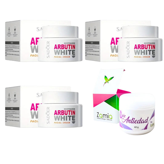 🌟 Arbutin White™ 🌟Tratamiento completo: 3 ARBUTIN WHITE + 1 ELIXIR ANTIEDAD GRÁTIS
